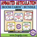 Animated Articulation BOOM CARDS BUNDLE
