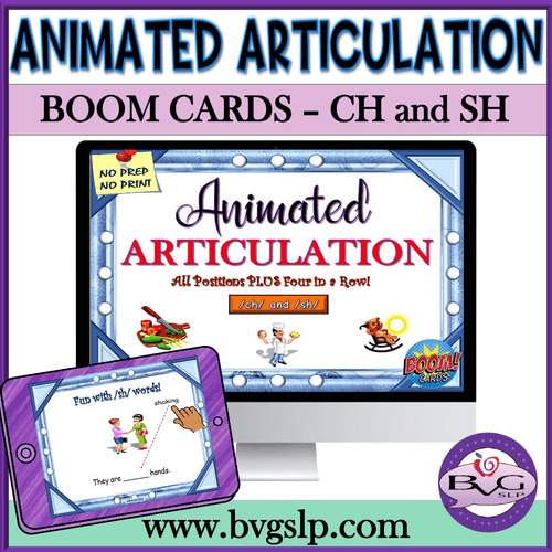 Animated Articulation CH and SH