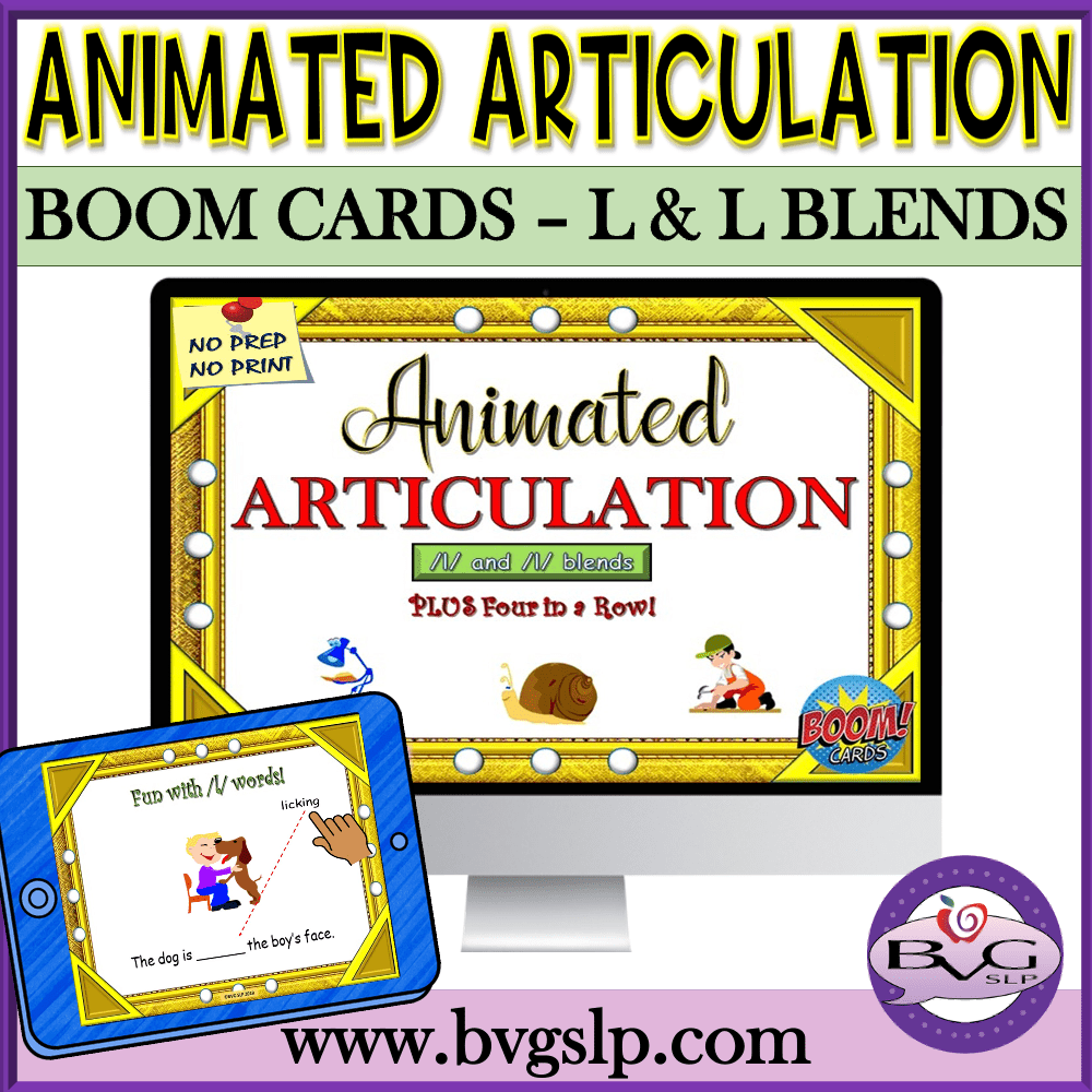 Animated Articulation L and L Blends