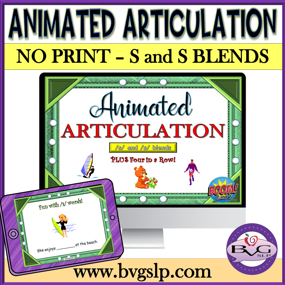 Animated Articulation - S and S Blends