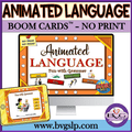Animated Language Fun with Grammar BOOM CARDS