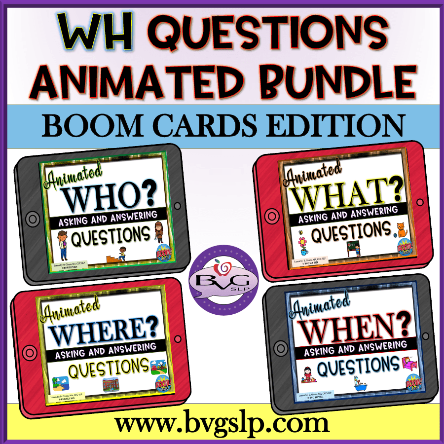 Animated Questions BUNDLE BOOM CARDS
