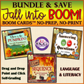 BVG SLP Fall Language and Literacy BOOM CARDS BUNDLE