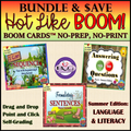 BVG SLP Summer Language and Literacy BOOM CARDS BUNDLE