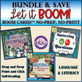 BVG SLP Language and Literacy BOOM CARDS BUNDLE