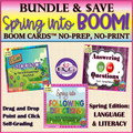 BVG SLP SPRING Language and Literacy BOOM CARDS BUNDLE