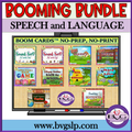 Booming BUNDLE Speech Language Literacy BOOM CARDS