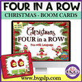 Christmas Four in a Row BOOM CARDS