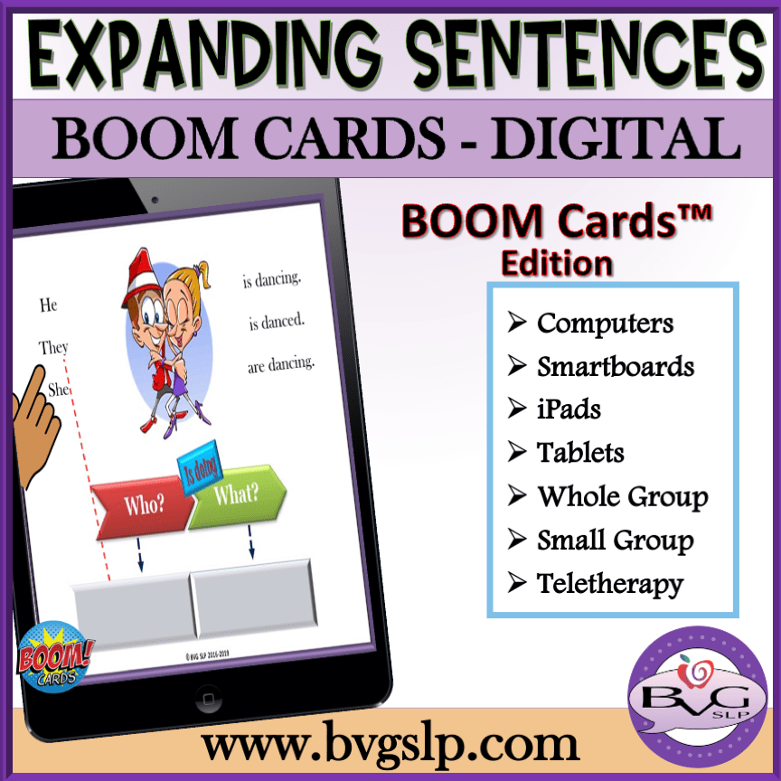 Expanding Sentences BOOM Cards