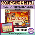 FALL Sequencing and Story Retell BOOM CARDS