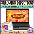 Digital Following Directions Lesson