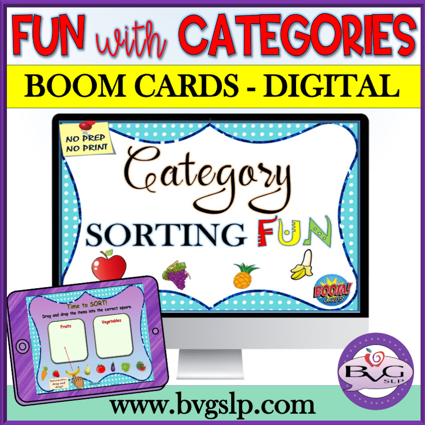 Fun with Categories BOOM CARDS