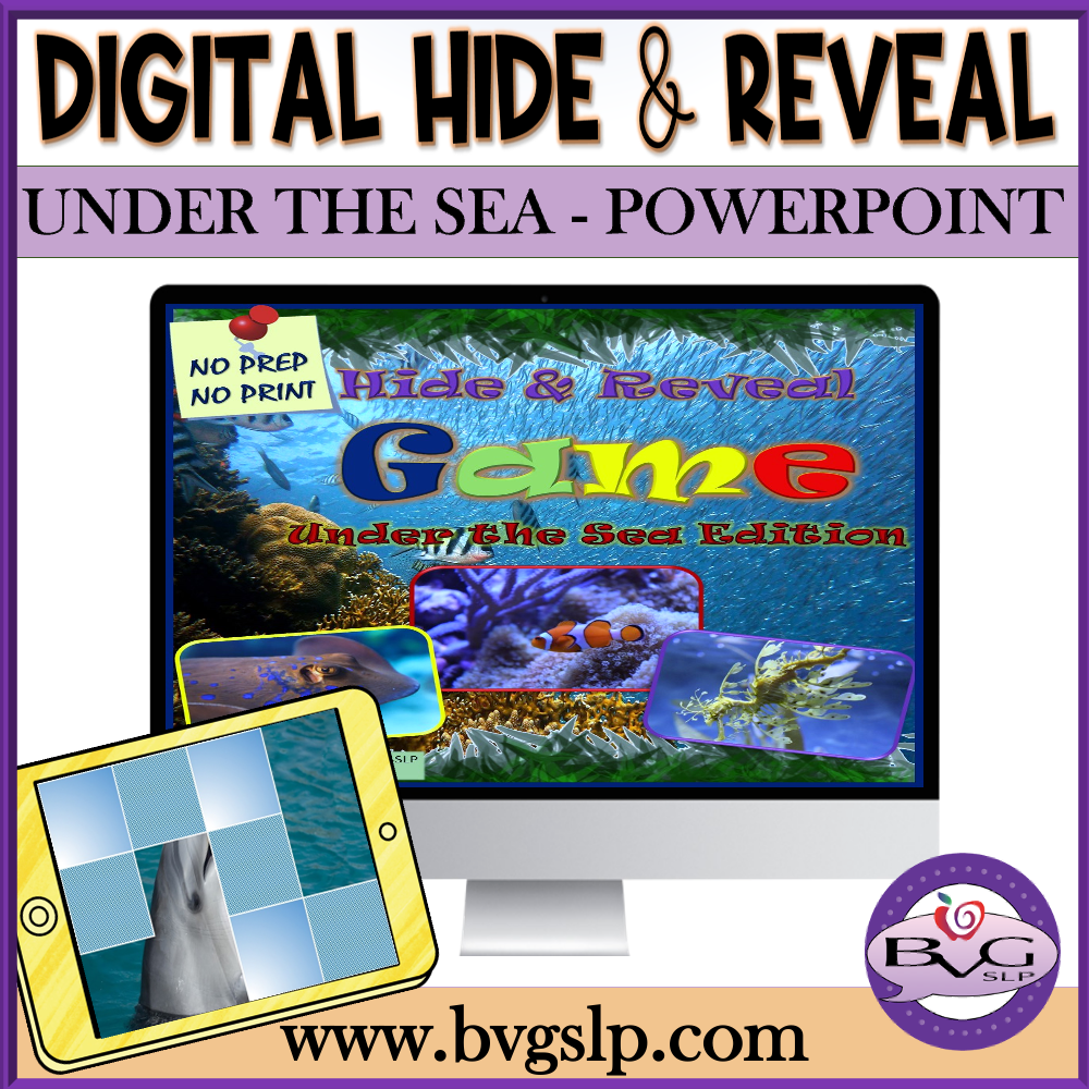 Hide and Reveal Under Sea