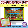 Reading Comprehension Boom Cards - Insects