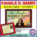 Kamala Harris Comprehension Boom Cards