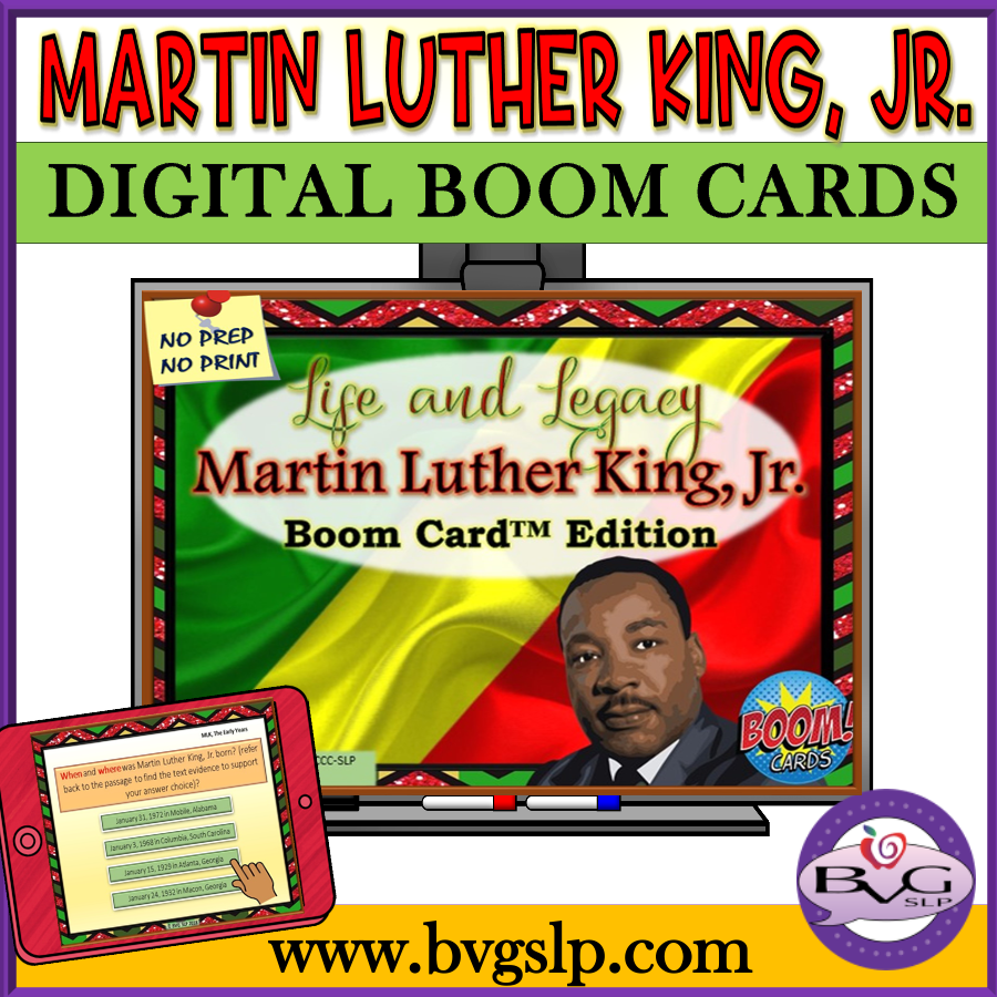 Martin Luther King BOOM CARDS