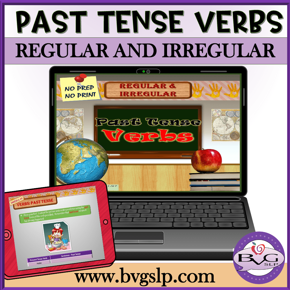Regular and Irregular Past Tense Verbs