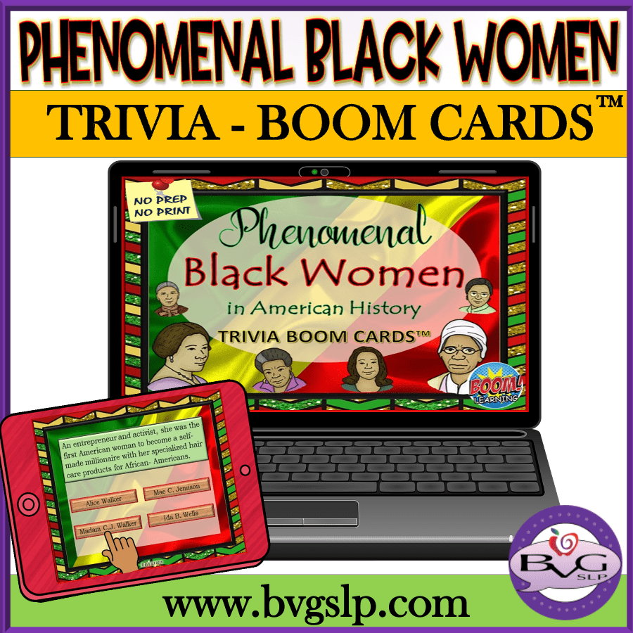 Phenomenal Black Women BOOM CARDS