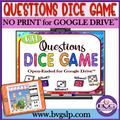 WH Questions Dice Game