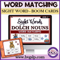Sight Word Picture Word Match Level 2 Boom Cards