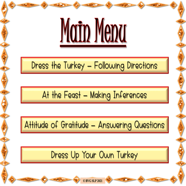 Preview of Thanksgiving Dress a Turkey - Boom Cards and PRINTABLE