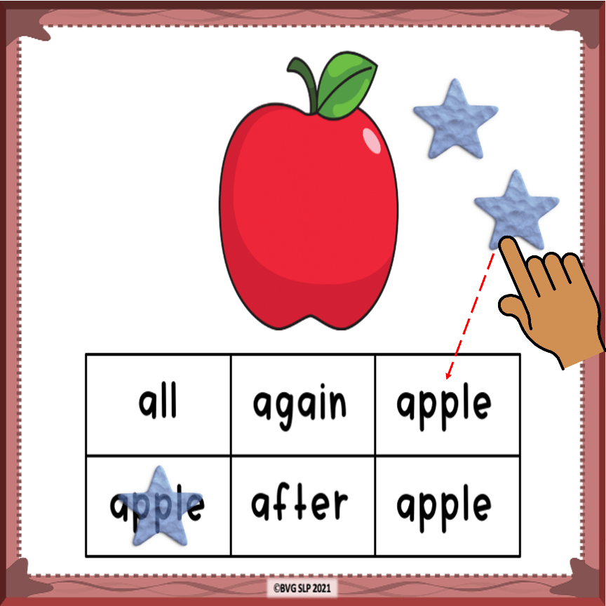 Additional preview of Sight Words Dolch Nouns Boom Cards Level 2