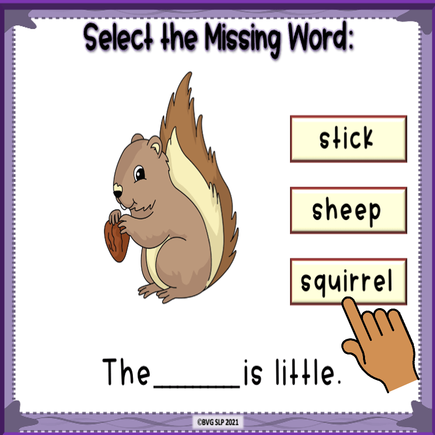 Additional preview of Sight Words Dolch Nouns Boom Cards Level 3