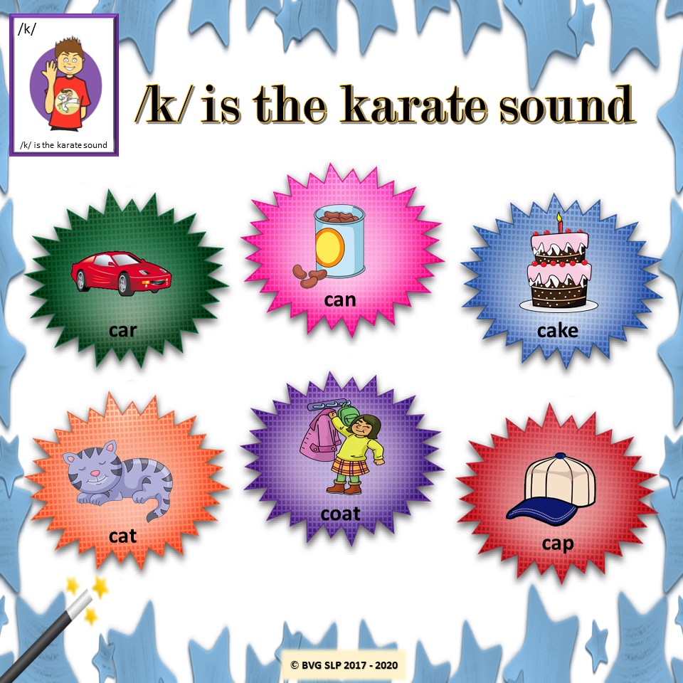 Preview of Articulation of K and G Abracadabra for Google Slides