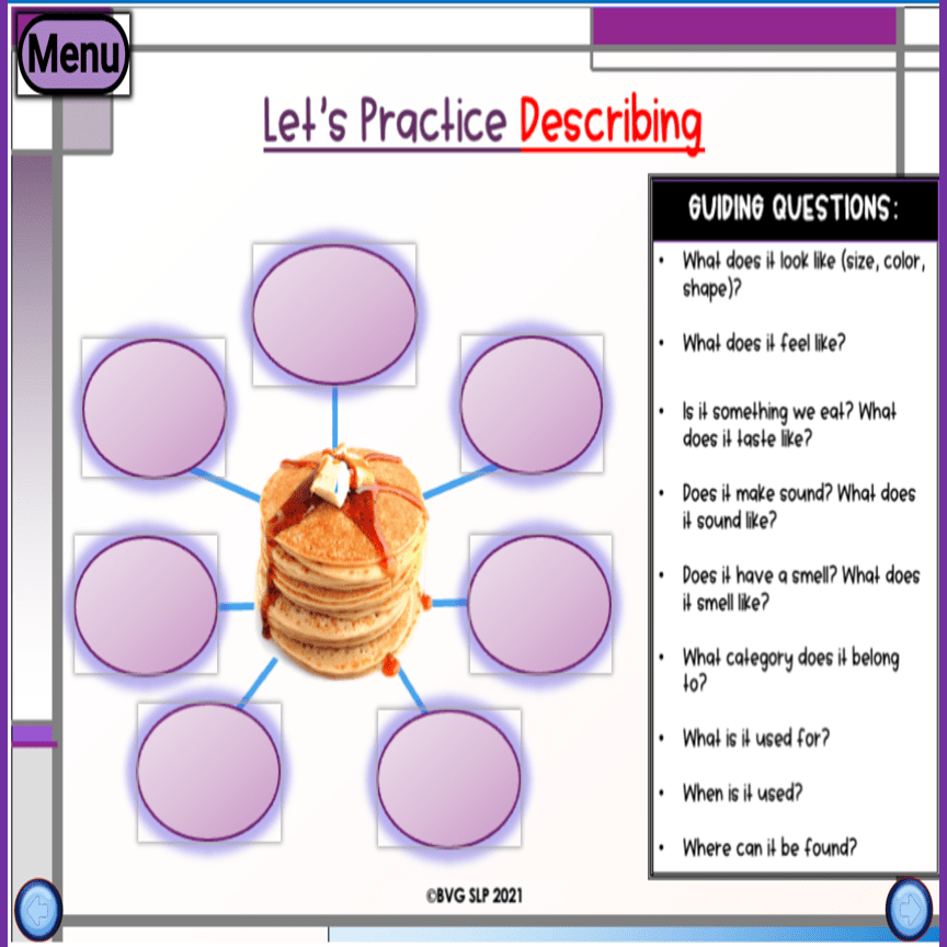 Another Digital Describe and Infer Boom Cards preview