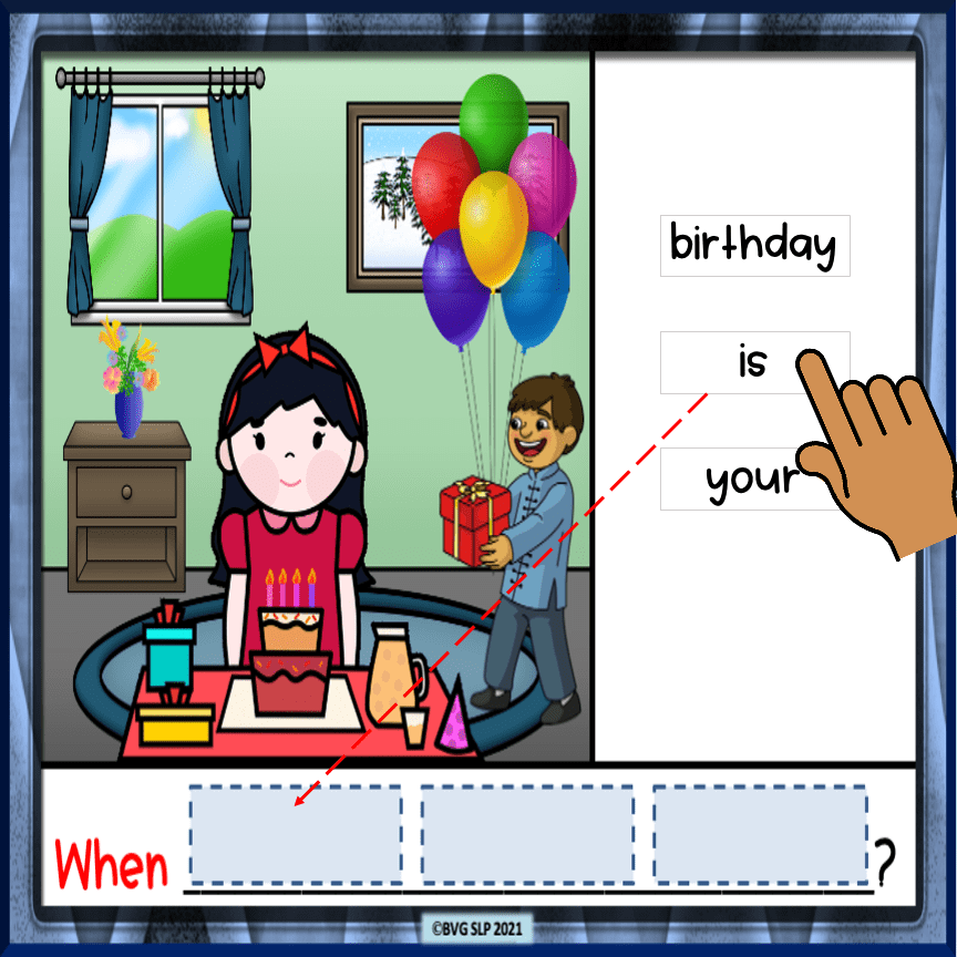 Another Animated WHEN Questions for Google Slides preview