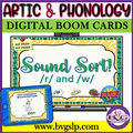 Sound Sort R and W Boom Cards