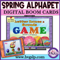 Spring Alphabet Phonemic Awareness Boom Cards