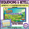 Spring Sequencing and Story Retell Boom Cards