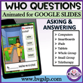 Animated WHO Questions for Google Slides