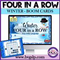 Winter Four in a Row Boom Cards
