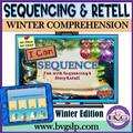 Winter Sequencing and Story Retell BOOM CARDS