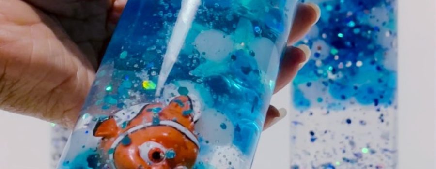 Sensory Bottles Ocean Themed